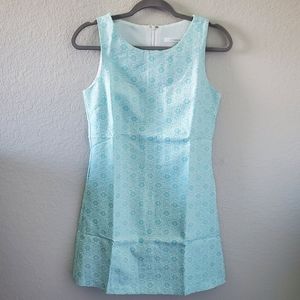 Lucy Paris textured shift sleeveless dress NWT